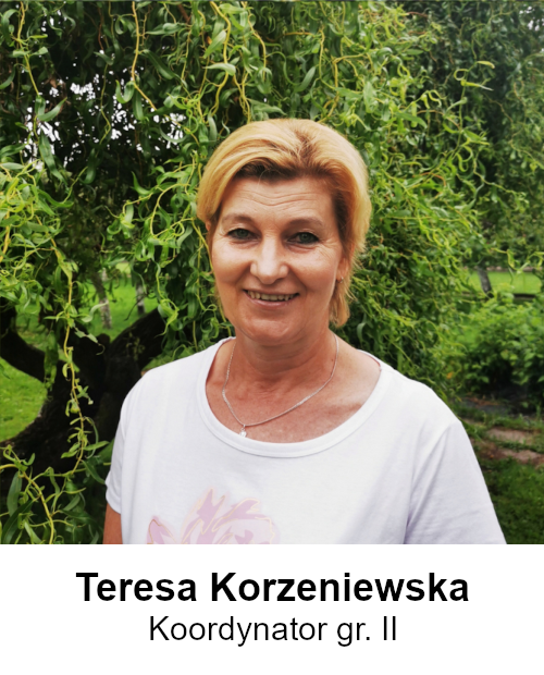 Teresa Korzeniewska. Koordynator grupy drugiej
