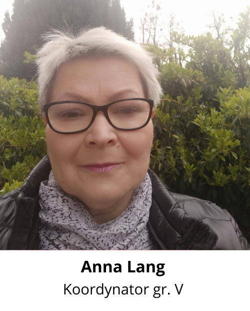 Anna Lang. Koordynator grupy V